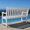 Bradley Eco-friendly 5-foot Outdoor White Wood Garden Bench